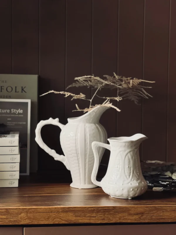 Summer Cottage Jug | White Cloud - Image 2