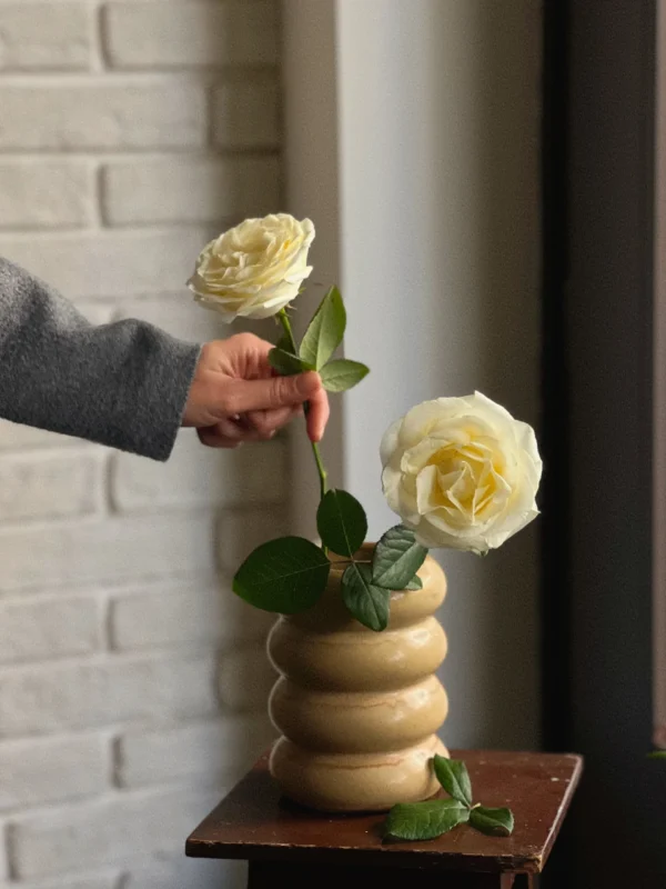 Curvy Pancake Vase