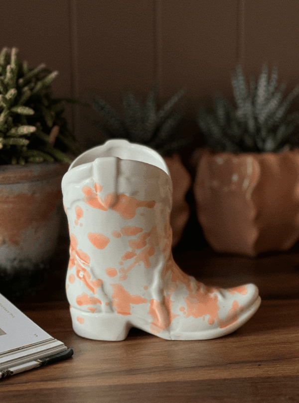 Paddywax Nashville Cowboy Boot Candle | Cactus Flower 170g