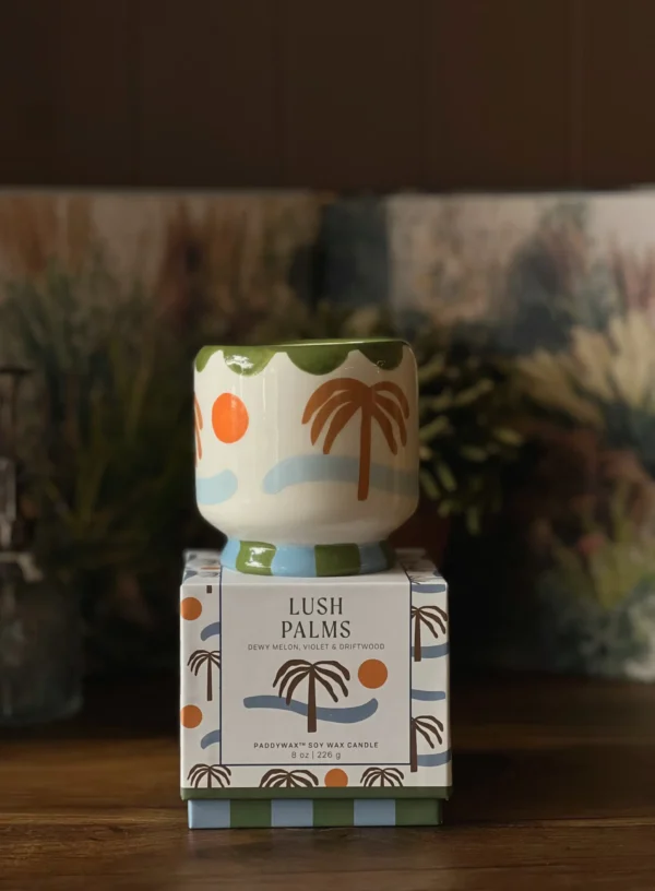 Paddywax Adopo Candle | Lush Palms 226g