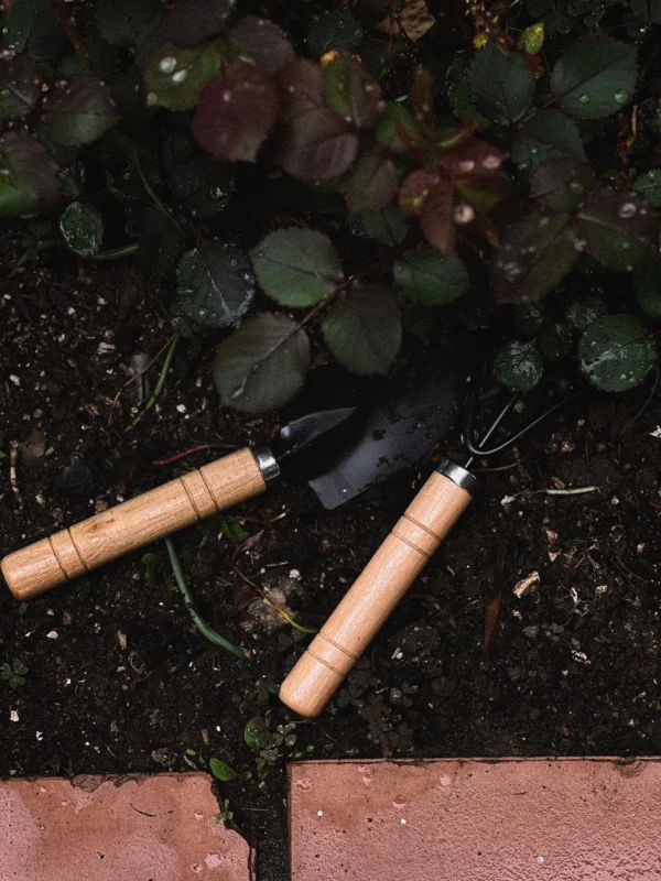 Metal Garden Tools Cultivator & Shovel - Image 2