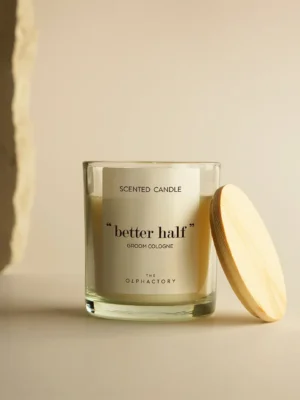 The Olphactory - Scented Candle Groom Cologne 200g