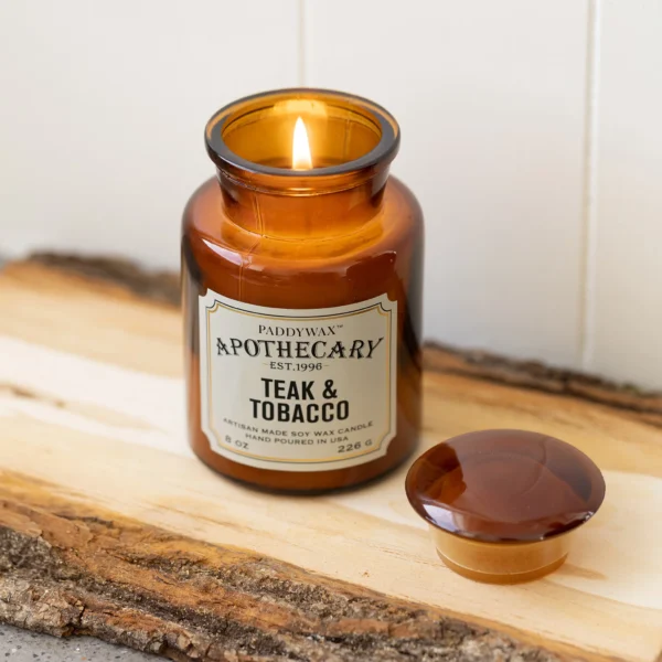 Paddywax Apothecary Candle Teak & Tobacco 226gr