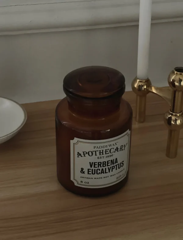 Paddywax Apothecary Candle Verbena & Eucalyptus 226gr - Image 2