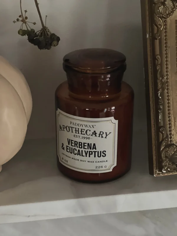 Paddywax Apothecary Candle Verbena & Eucalyptus 226gr - Image 3