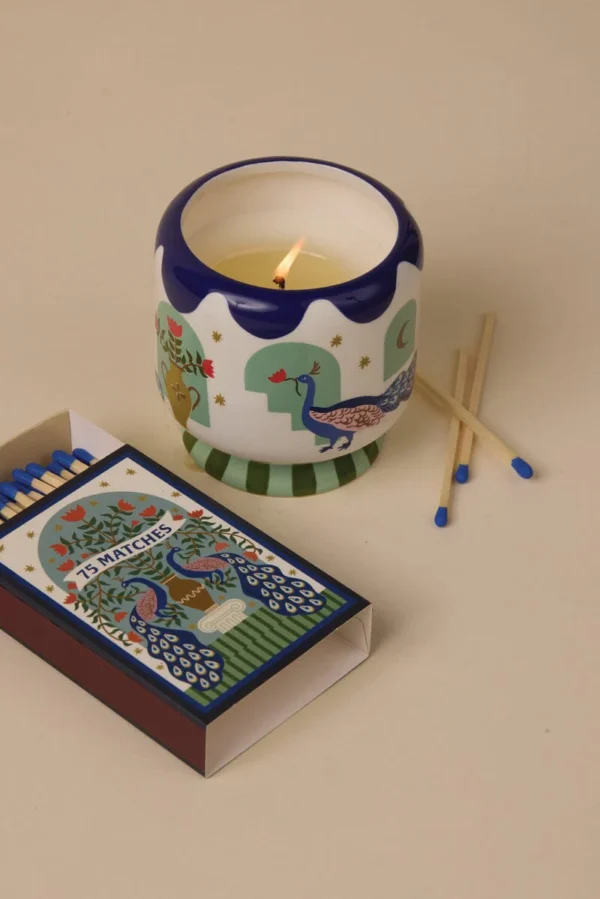 Paddywax Boxed Matches A Dopo "Peacock" - 75pcs