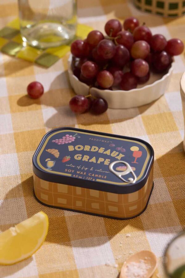 Paddywax Bistro Tin - Travel Candle Bordeaux Grape 127gr