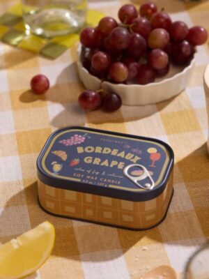 Paddywax Bistro Tin - Travel Candle Bordeaux Grape 127gr