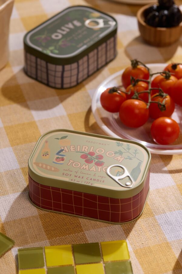 Paddywax Bistro Tin - Travel Candle Heirloom Tomato 127gr