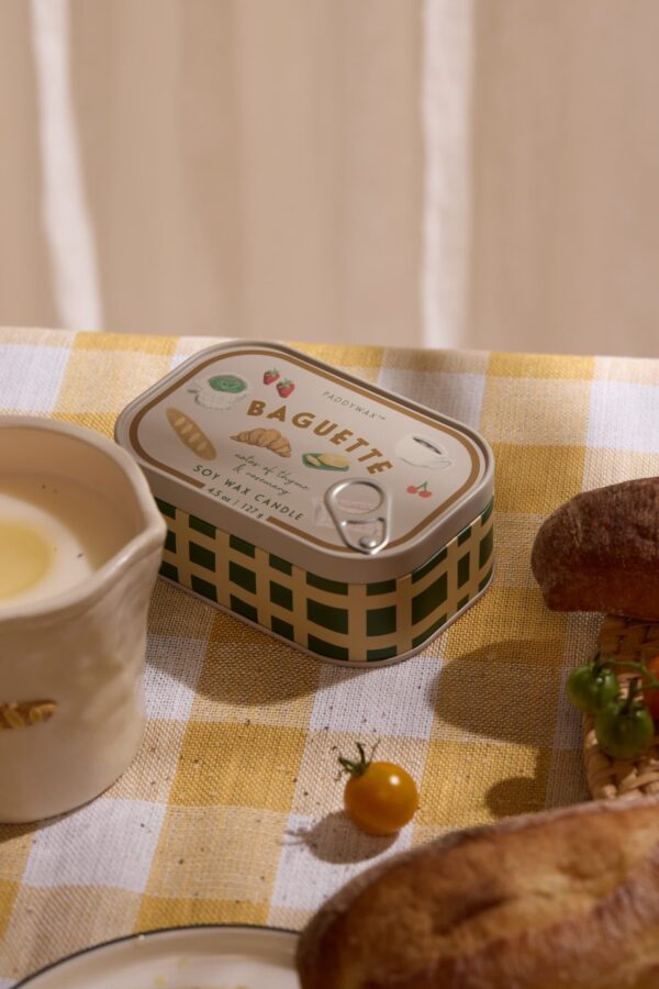 Paddywax Bistro Tin - Travel Candle Baguette 127gr